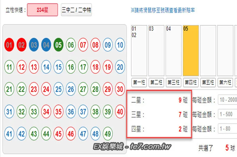 立柱碰數計算機